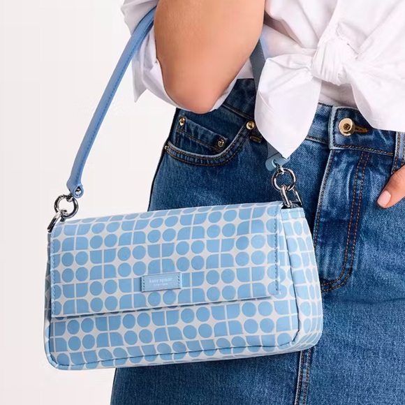 Kate Spade Noel Jacquard Convertible Crossbody Canvas XBody
Astral Blue
NWT - Picture 2 of 16